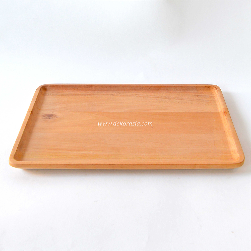 Rectangular Wood Serving Plates, Natural Tableware Dining For Sandwiches, Finger Foods, Appetizers